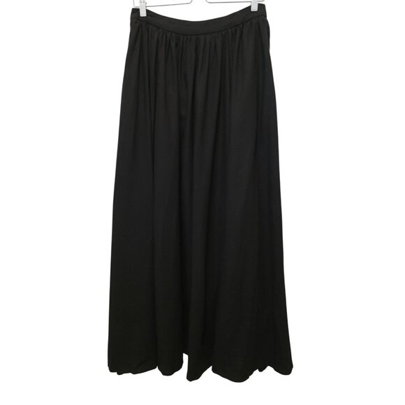 Commense Dresses & Skirts - NWT Commense Black Linen Blend Lined Pleated Maxi Skirt w/ Pockets Women's Sz M